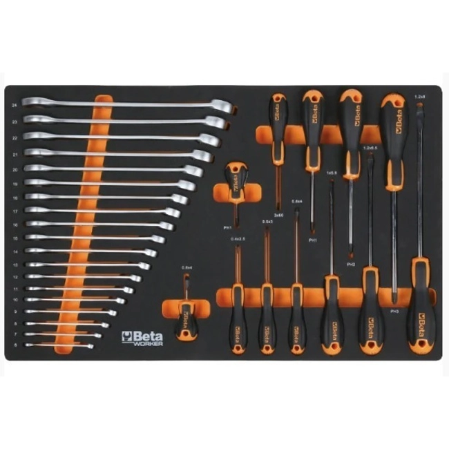 Vendita online Carrello con cassetti e 189 utensili art. BW 5000S R/3M ROSSO